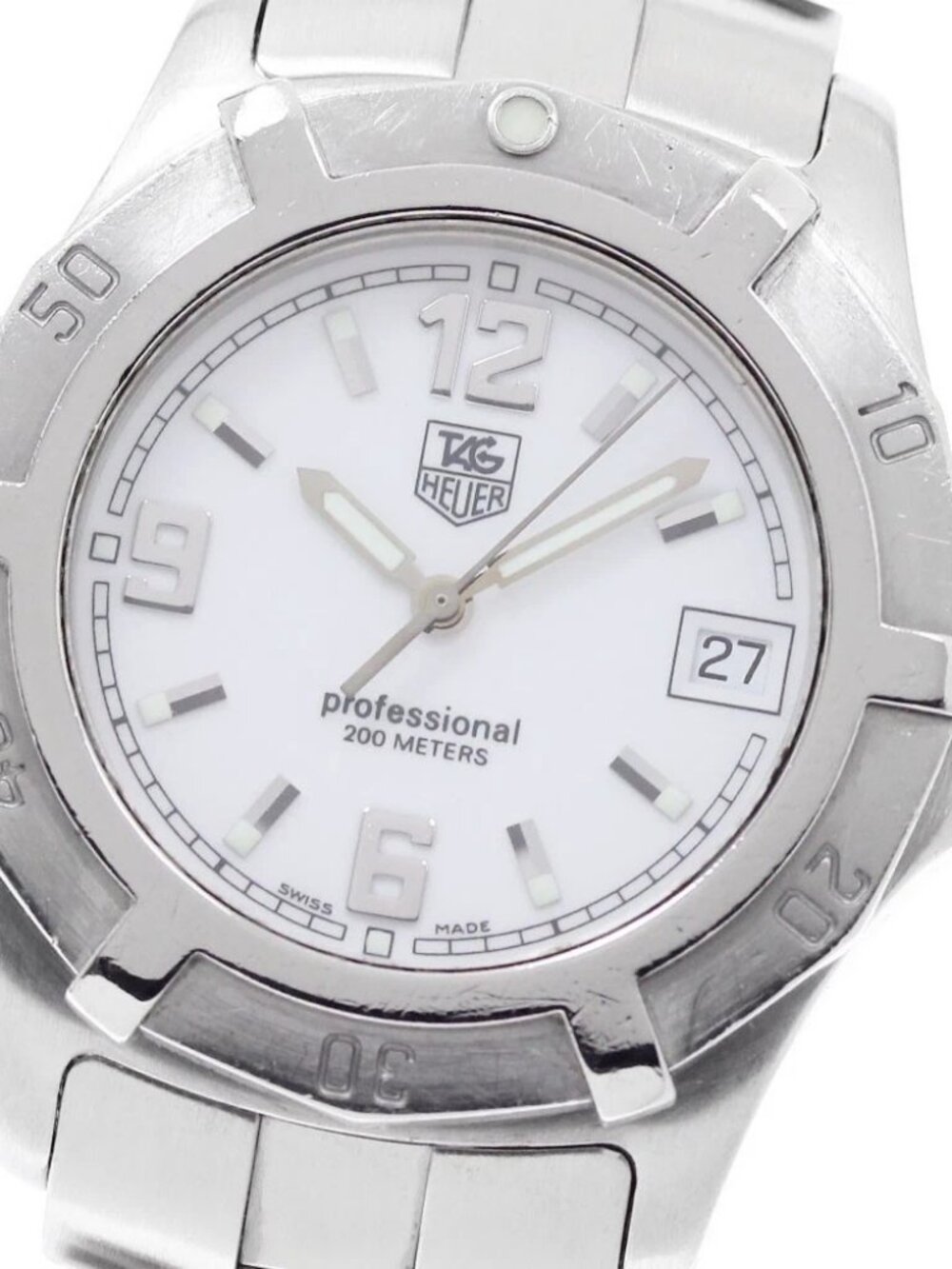 TAG HEUER 2000 Exclusive WN1111 Date white Dial Quartz Men's Watch